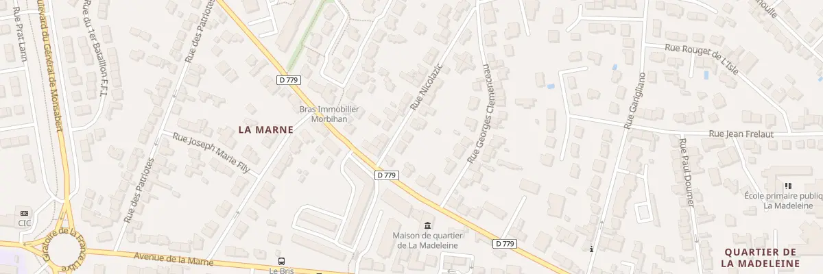 Plan du 6 Rue Nicolazic à Vannes