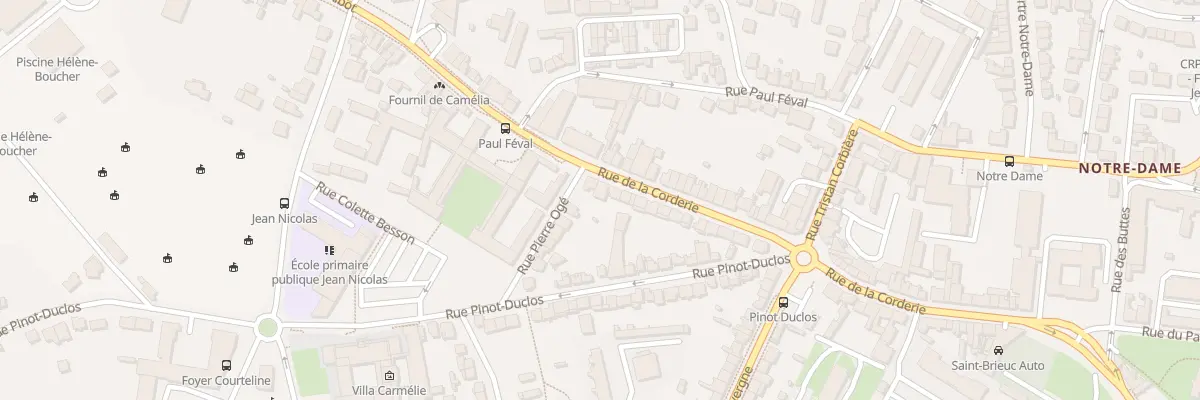 Plan du 61 Rue de la Corderie à Saint-Brieuc