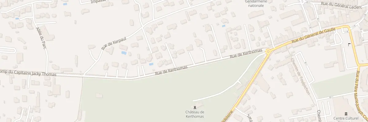 Plan du 64B Rue de Kerthomas à Sarzeau