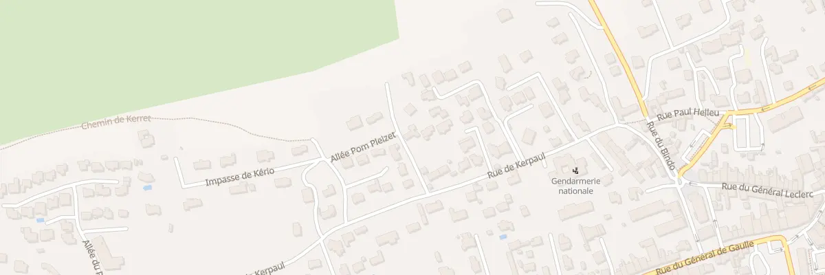 Plan du 8 Imp de Kerpaul à Sarzeau