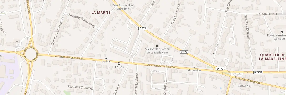 Plan du 11T Rue de Ste Anne à Vannes