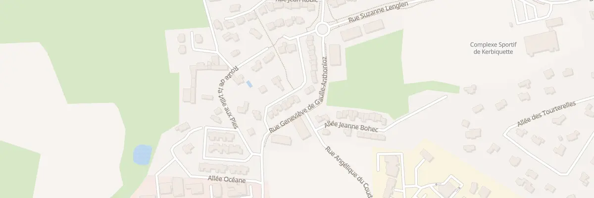 Plan du 14 Rue Odette Loyen Du Puigaudeau à Vannes