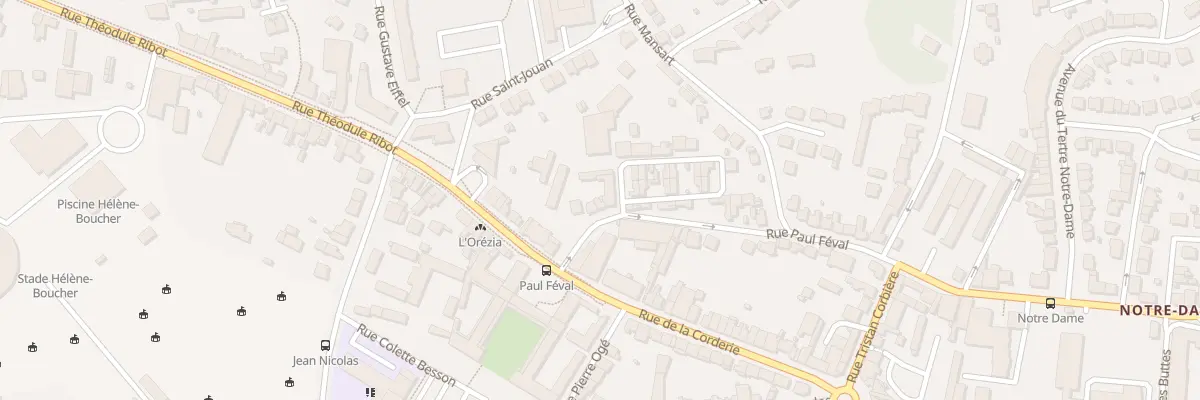 Plan du 38 Rue Paul Feval à Saint-Brieuc
