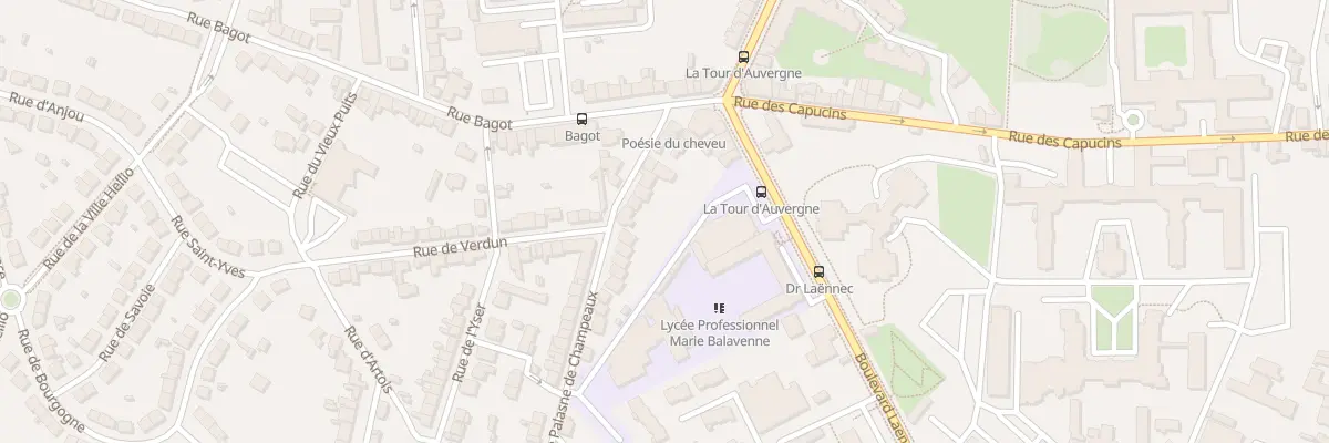 Plan du 13 Rue Palasne de Champeaux à Saint-Brieuc
