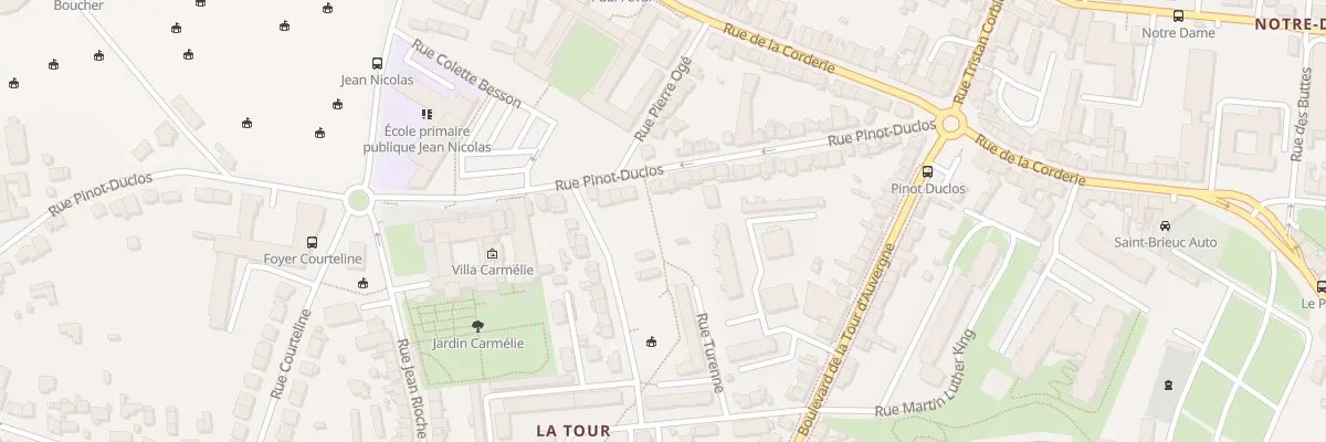 Plan du 37 Rue Pinot-Duclos à Saint-Brieuc