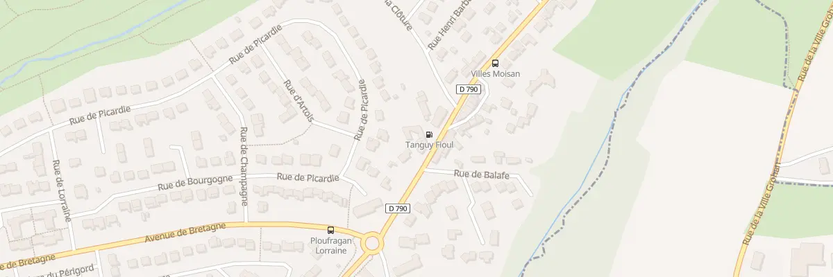 Plan du 3 Rue des Villes Moisan à Ploufragan