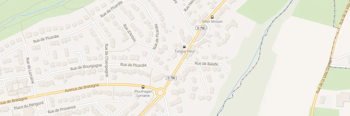 Plan du 1 Rue des Villes Moisan à Ploufragan