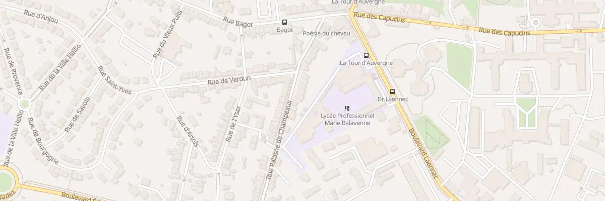 Plan du 23 Rue Palasne de Champeaux à Saint-Brieuc
