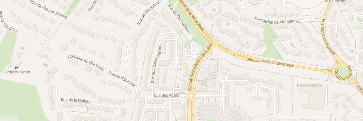 Plan du 12 Rue du Misainier à Vannes