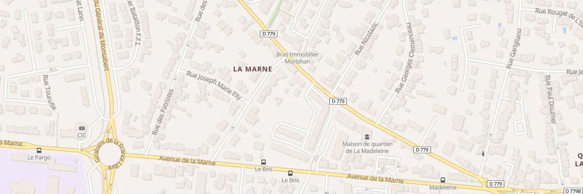 Plan du 13 Rue de Ste Anne à Vannes