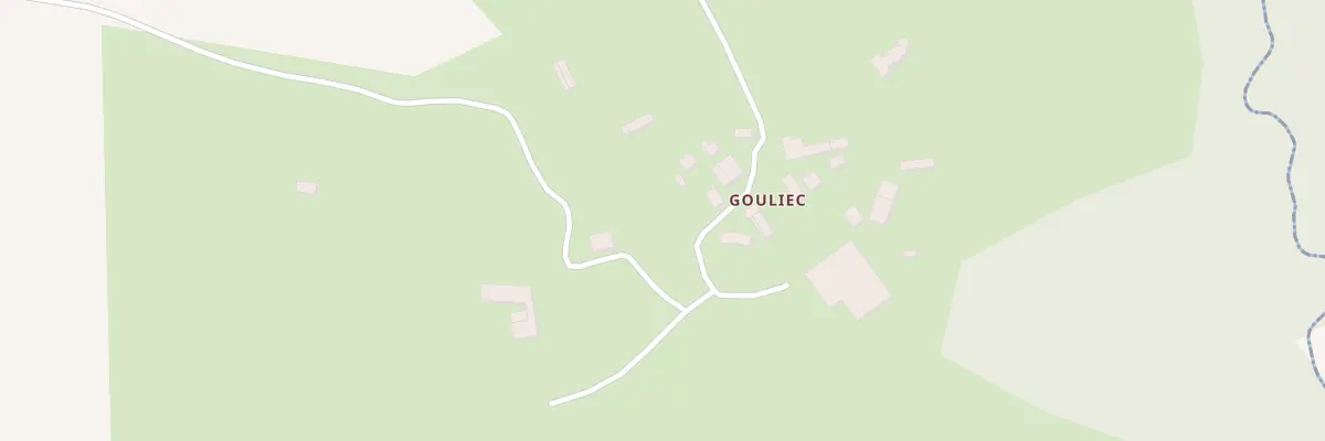 Plan du 5449 Gouliec à Bignan