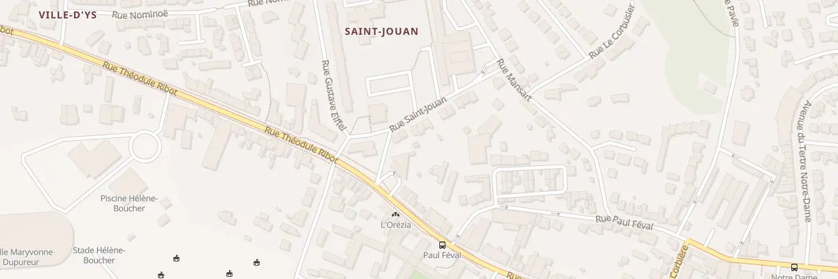 Plan du 8 Rue de Saint-Jouan à Saint-Brieuc