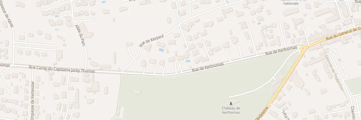 Plan du 9257 Rue de Kerthomas à Sarzeau