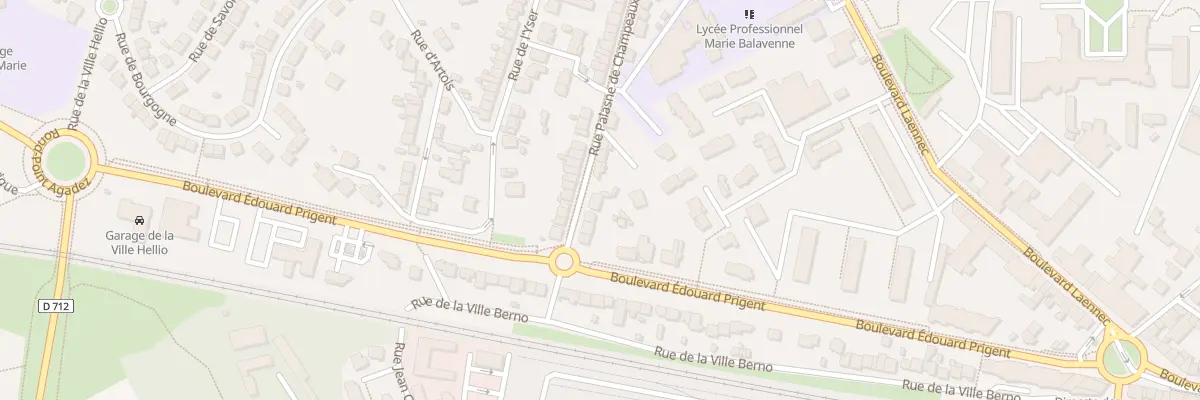 Plan du 43 Rue Palasne de Champeaux à Saint-Brieuc