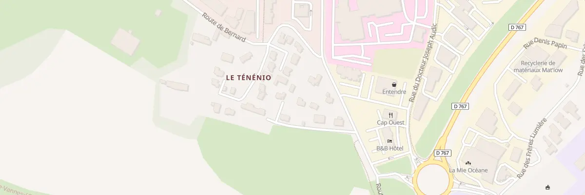 Plan du 25 Rte de Bernard à Vannes