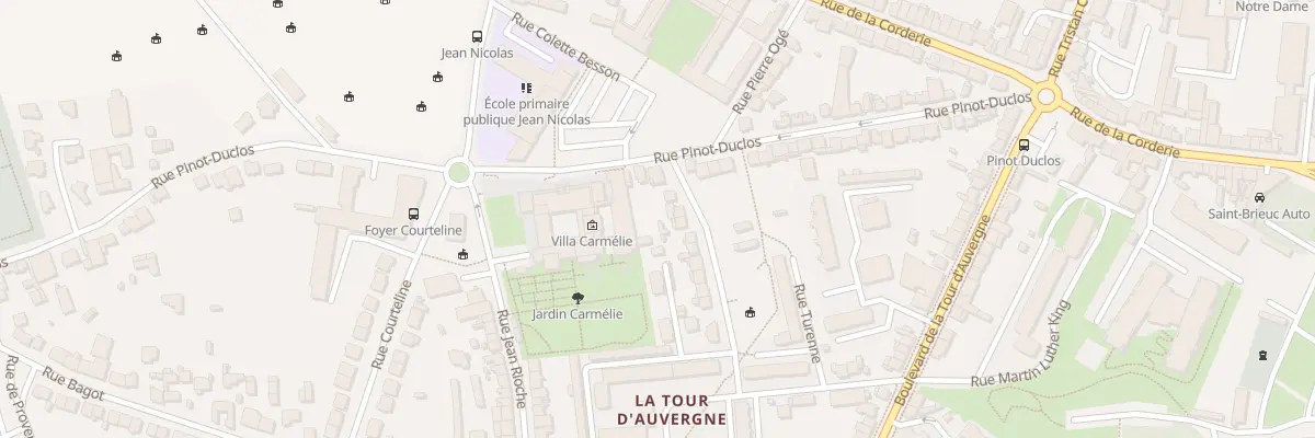 Plan du 47 Rue Pinot-Duclos à Saint-Brieuc