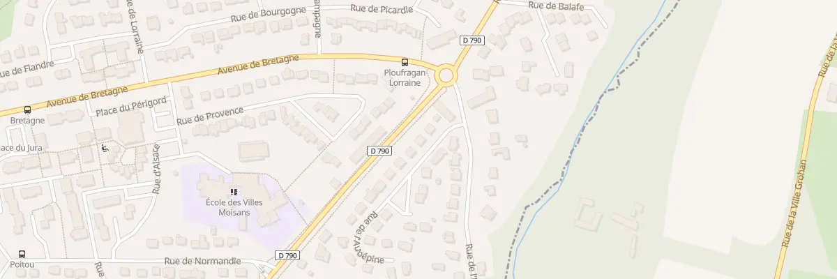 Plan du 6 Rue de l’Aubépine à Ploufragan