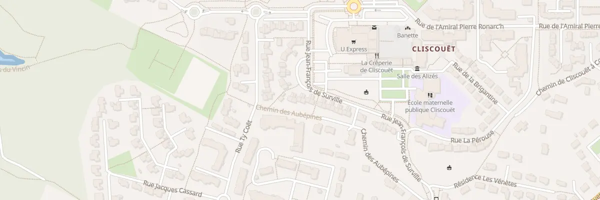 Plan du 26 Rue Jean-François de Surville à Vannes