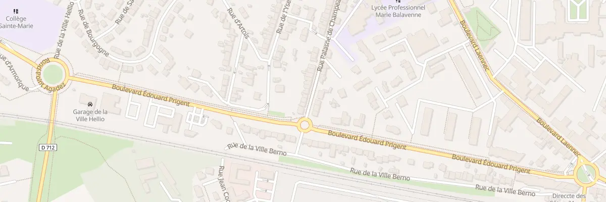 Plan du 40 Rue Palasne de Champeaux à Saint-Brieuc
