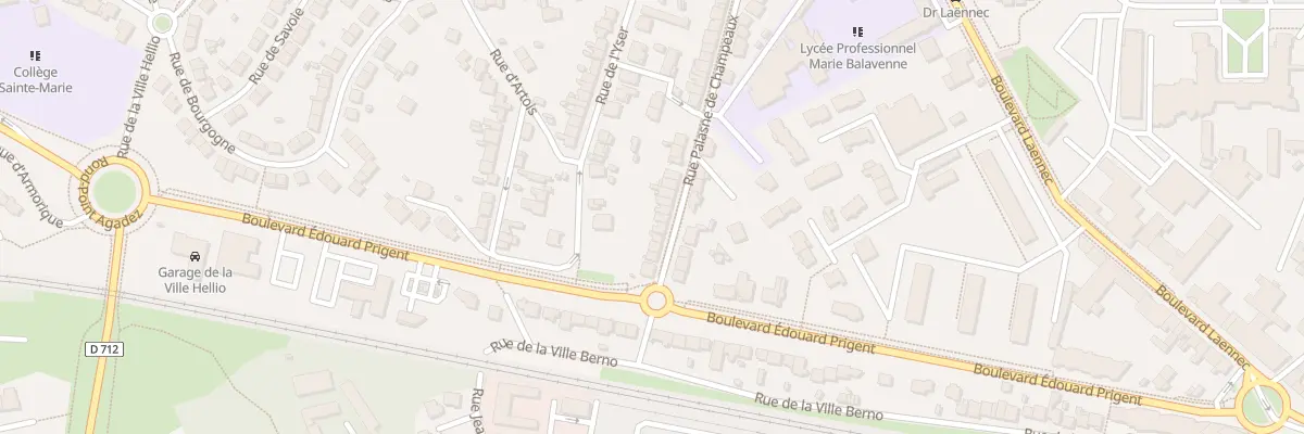 Plan du 34B Rue Palasne de Champeaux à Saint-Brieuc