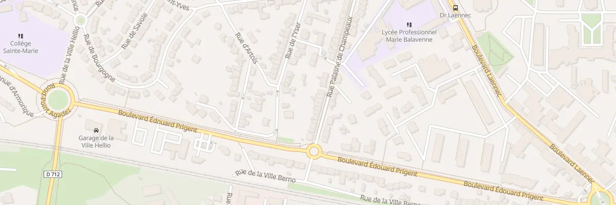Plan du 32 Rue Palasne de Champeaux à Saint-Brieuc