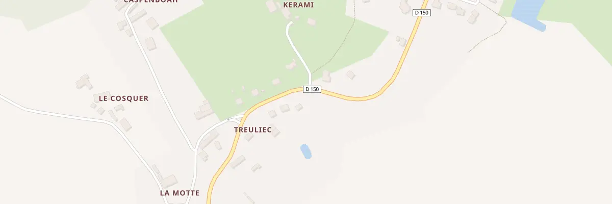 Plan du 5407B Treuliec à Bignan