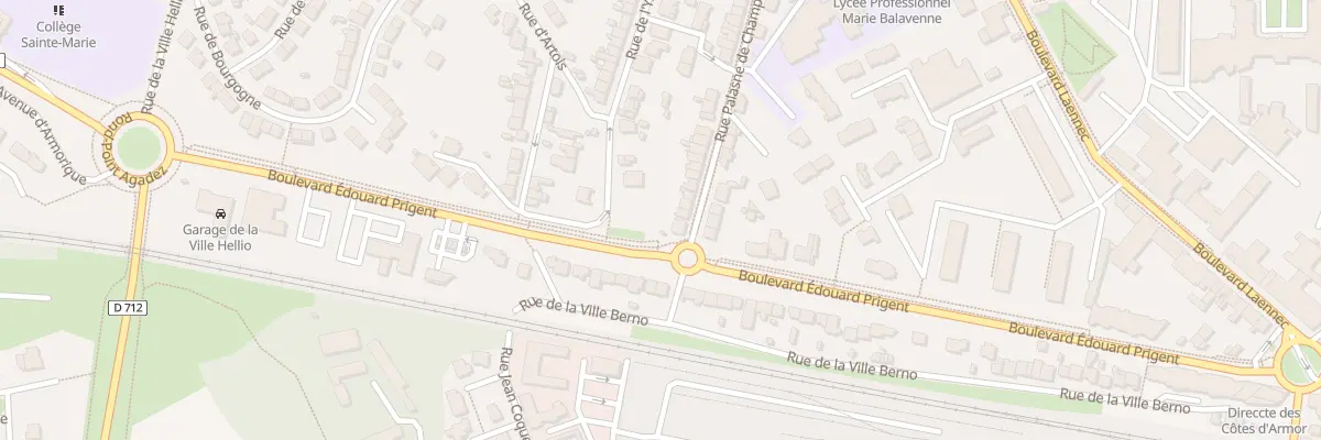 Plan du 44 Rue Palasne de Champeaux à Saint-Brieuc