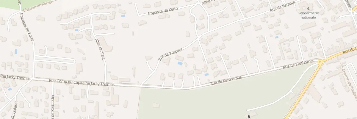 Plan du 47 Rue de Kerpaul à Sarzeau