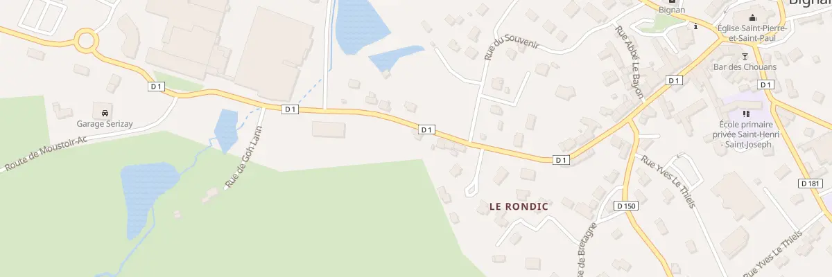 Plan du 23 Rue de l’Industrie à Bignan