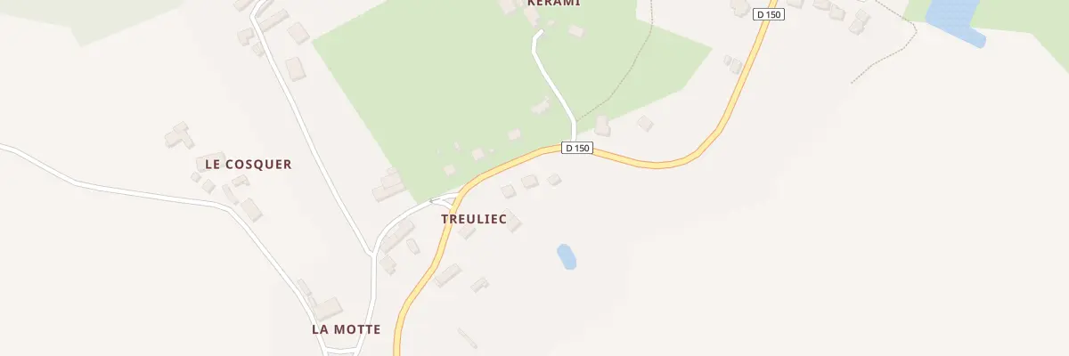 Plan du 5407A Treuliec à Bignan