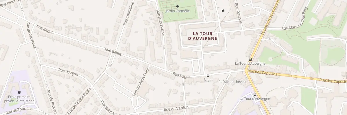 Plan du 6 Rue Jean Rioche à Saint-Brieuc