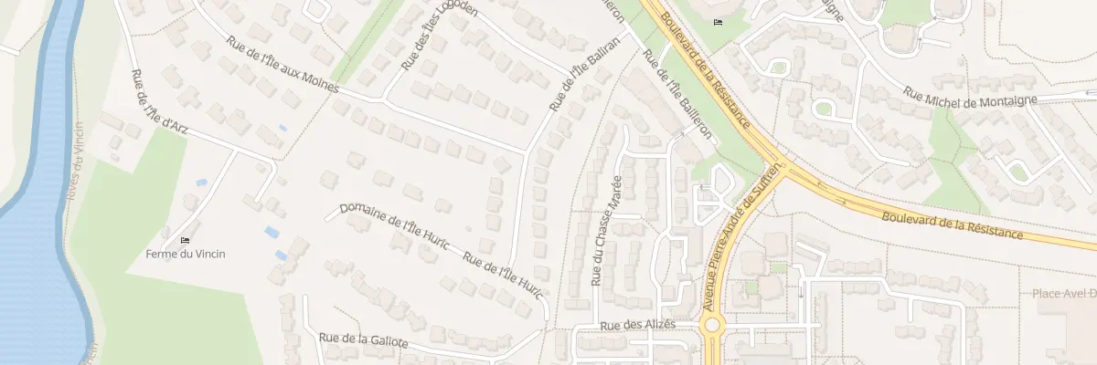 Plan du 13 Rue de l’Île Baliran à Vannes