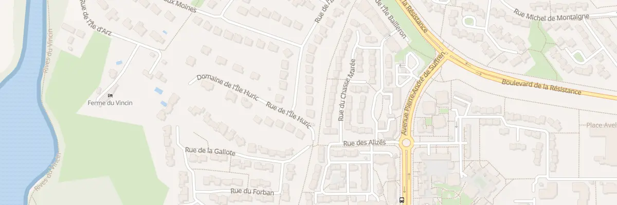 Plan du 21 Rue de l’Île Baliran à Vannes