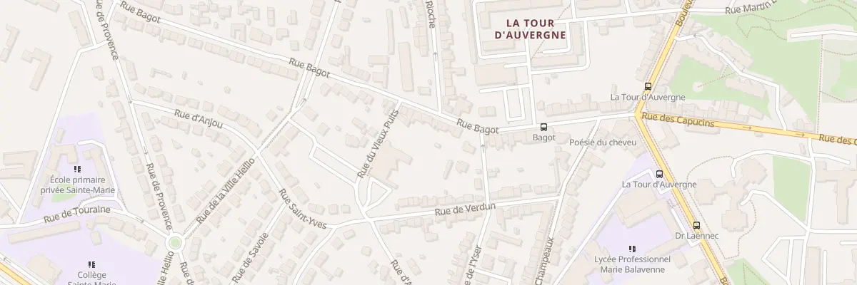Plan du 37 Rue Bagot à Saint-Brieuc