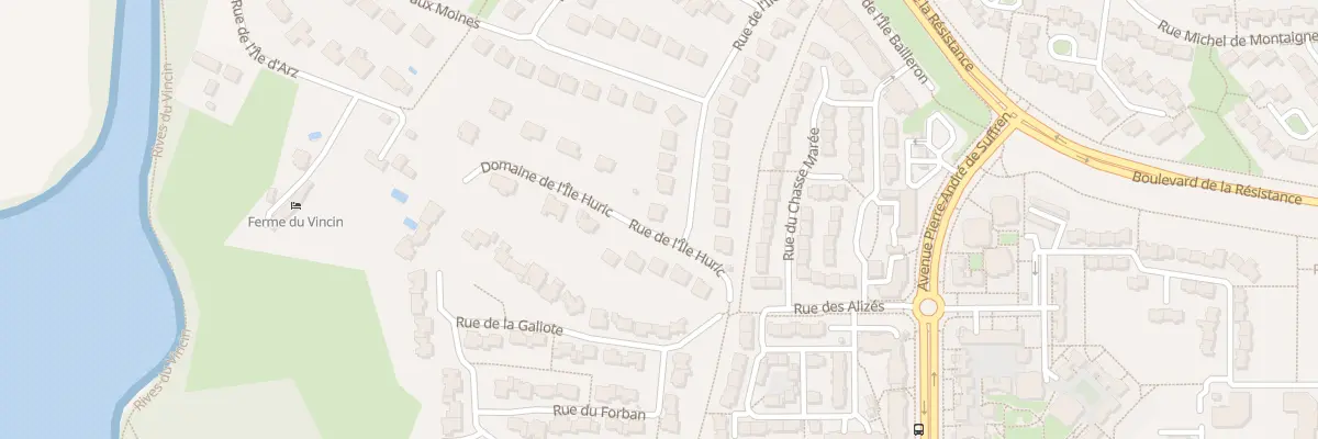 Plan du 16 Rue de l’Île Baliran à Vannes