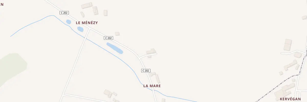 Plan du 12 Clérgan à Crédin