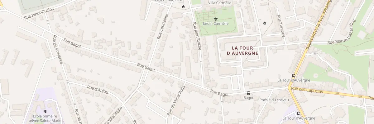 Plan du 40 Rue Bagot à Saint-Brieuc