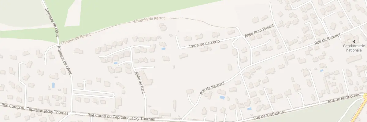 Plan du 4 Imp de Kerio à Sarzeau