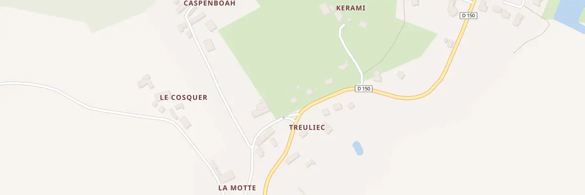 Plan du 5406 Treuliec à Bignan