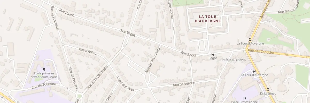 Plan du 47 Rue Bagot à Saint-Brieuc
