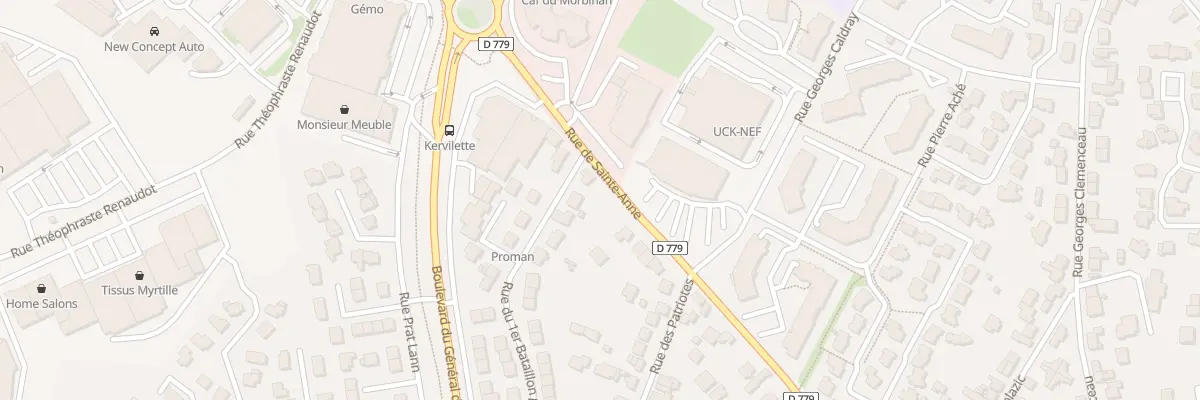 Plan du 45 Rue de Ste Anne à Vannes
