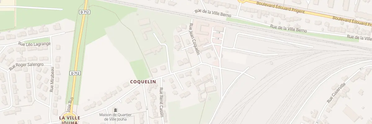 Plan du 10 Rue Coquelin à Saint-Brieuc