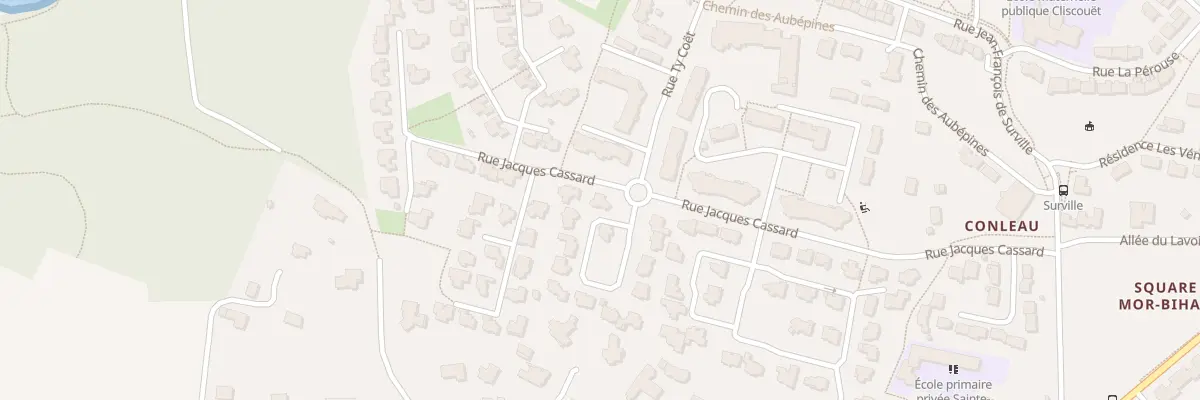 Plan du 42 Rue Ty Coët à Vannes