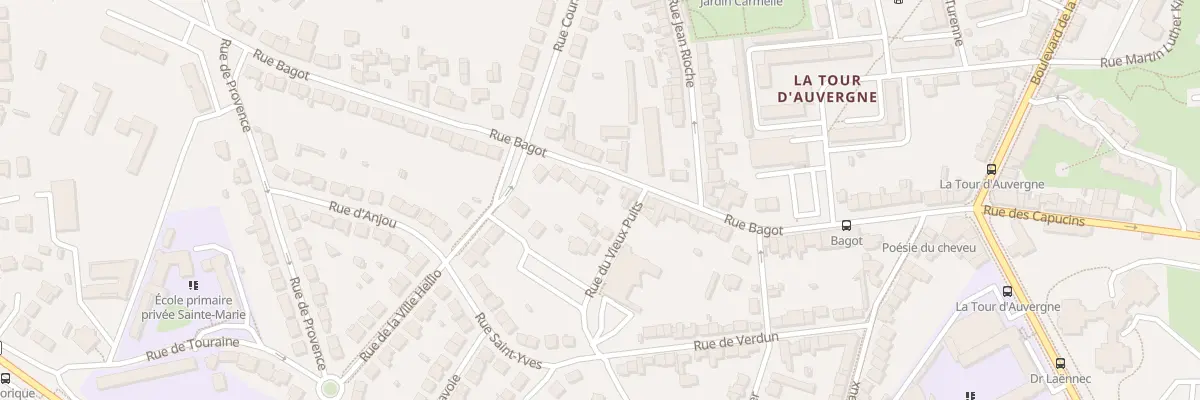 Plan du 51 Rue Bagot à Saint-Brieuc