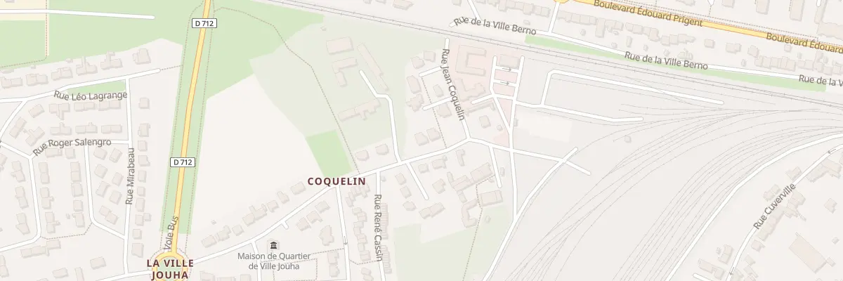 Plan du 12 Rue Coquelin à Saint-Brieuc