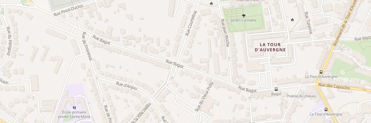 Plan du 54 Rue Bagot à Saint-Brieuc