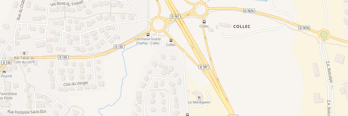 Plan du 5084 Collec à Locmaria-Grand-Champ