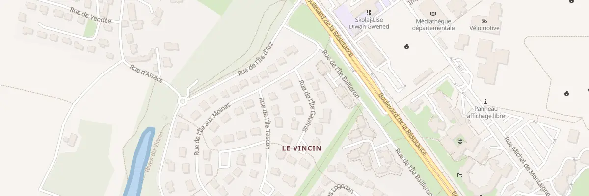 Plan du 2 Rue de l’Île Gavrinis à Vannes