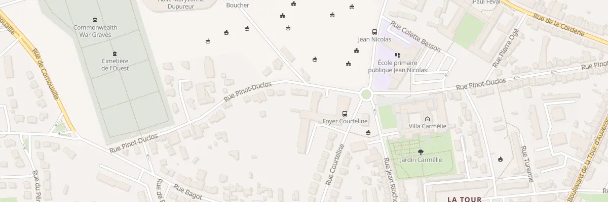 Plan du 67 Rue Pinot-Duclos à Saint-Brieuc