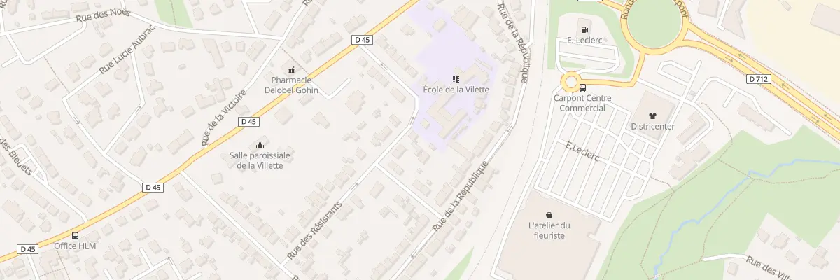Plan du 28 Rue des Résistants à Ploufragan